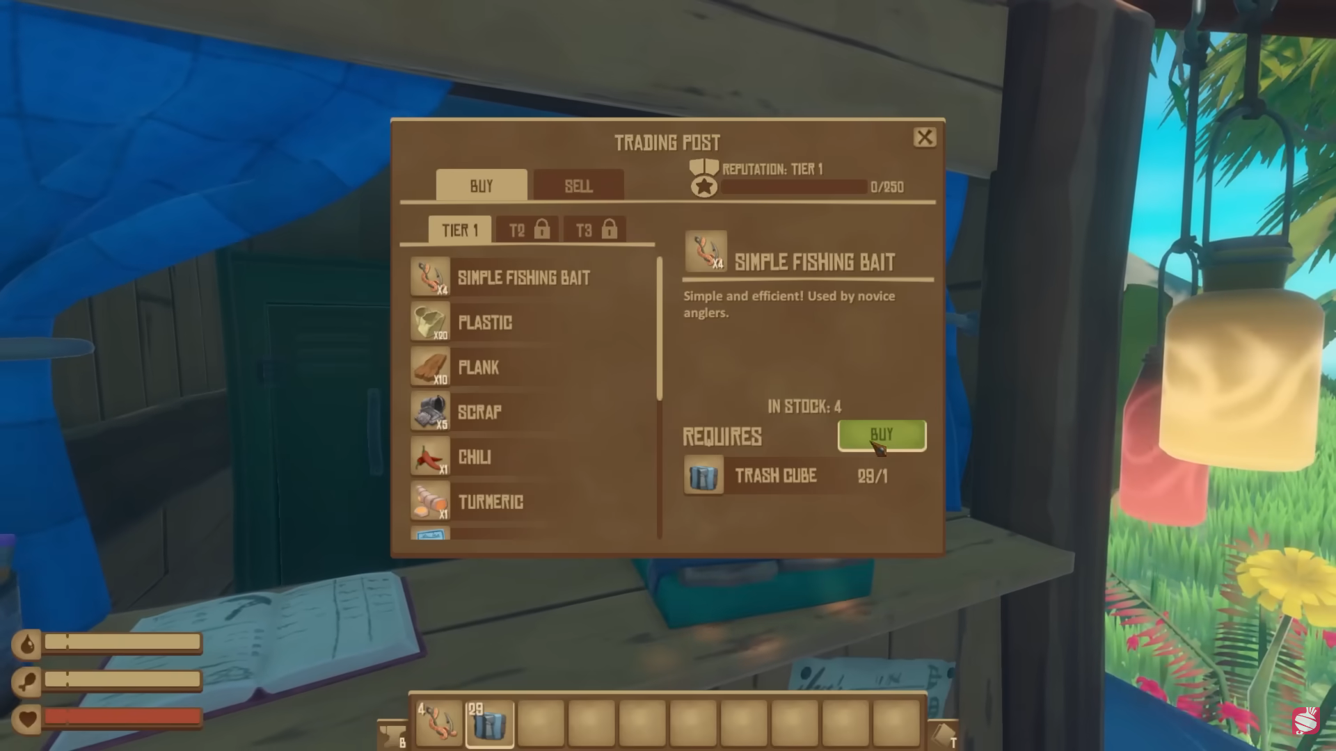 Raft How to get Trade Coins using the Trading Post VG247